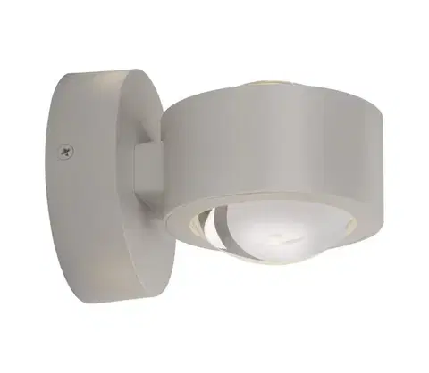 Svietidlá Schöner Wohnen 19331-39 - LED nástenné svietidlo CHIA 2xLED/2W/230V sivá 19331-39