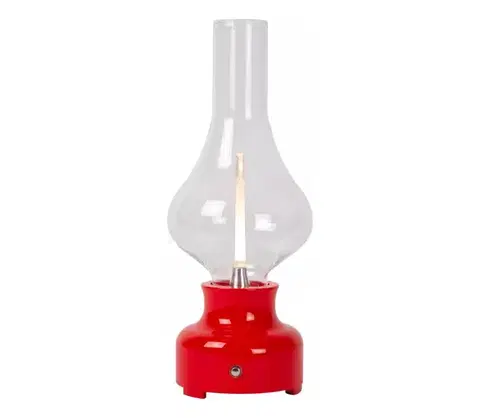 Lampy Lucide 74516/02/32 - LED Stmievateľná stolná lampa JASON LED/2W/230V červená 74516/02/32