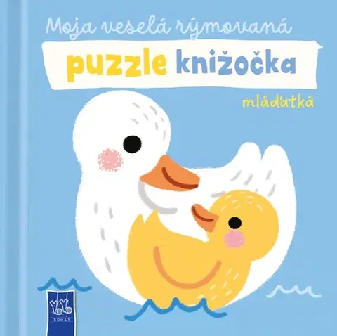 Leporelá, krabičky, puzzle knihy Moja veselá rýmovaná puzzle knížočka - Mláďatká