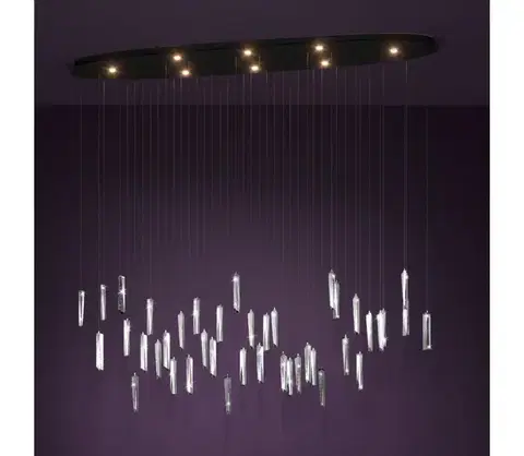 Svietidlá Eglo 390349 - LED Stmievateľný luster na lanku SARDENARA 8xLED/4,2W/230V 3000K 390349