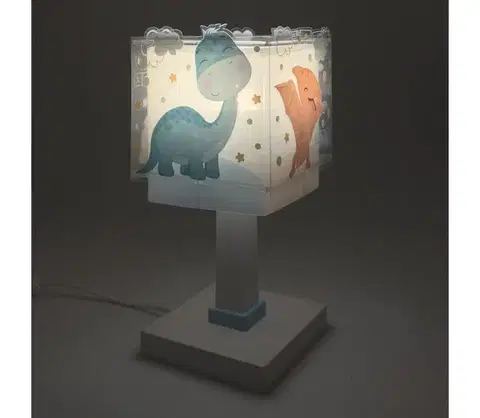 Lampy Dalber 63451 - LED detská lampička BABY DINOS 1xG4/4W/230V pestrofarebná 63451