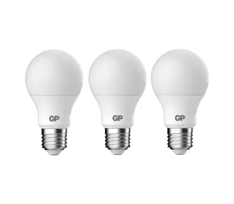 LED osvetlenie SADA 3x LED Žiarovka A60 E27/8,6W/230V 2700K - GP