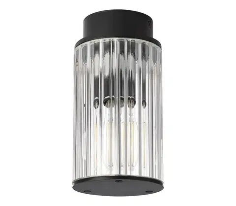 Záhradné lampy Argon 8773 - Vonkajšie stropné svietidlo NORFOLK 1xE27/15W/230V IP44 čierna 8773