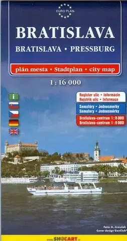 Turistika, skaly PM Bratislava 1:16 000
