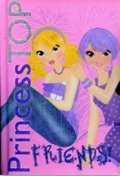 Nalepovačky, vystrihovačky, skladačky Princess TOP Friends (ružová)