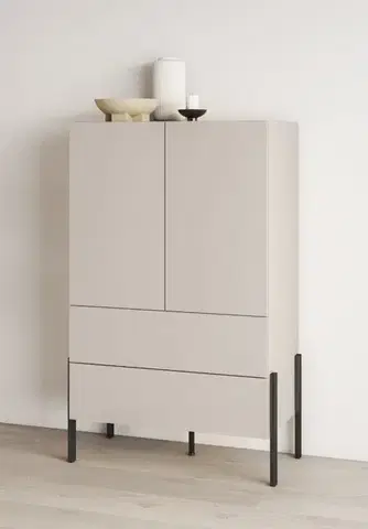 Komody a skrinky IKONA vysoká komoda 2D2S, kašmír