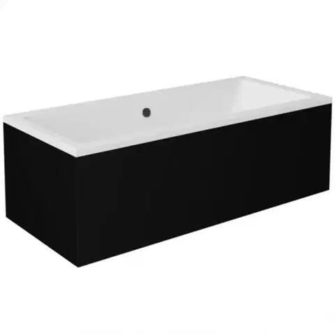 Panely k vaniam Panel na vaňu Quadro 180/80 čierna