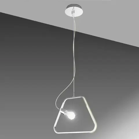 Lampy nad stôl do jedálne Luster A0023-320 Ikaria 42 1x60 W E27 LED+12 W LED chróm 4000K