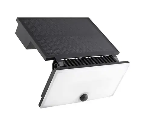 LED osvetlenie  LED reflektor so senzorom a solárnym panelom FUJI LED/8W/3,7V 2000 mAh IP44 EKO2508