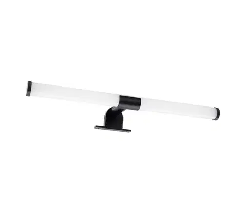 Kúpeľňové zrkadlá  LED kúpeľňové osvetlenie zrkadla 2v1 APA LED/6W/230V 40 cm IP44 čierne ML2252