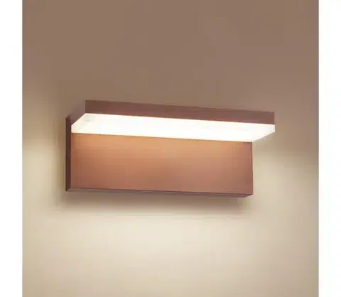 Svietidlá BRILAGI - vonkajšie nástenné LED svietidlo TESSI LED/10W/230V hnedé IP54 BRI552