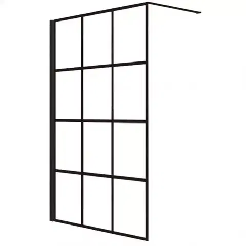 Sprchy WALK-IN Sprchová stena Walk-In Metro 120x195 black