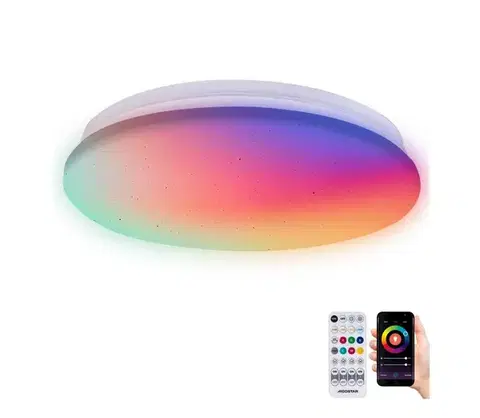 Svietidlá  B.V.  - LED RGBW Kúpeľňové stropné svietidlo LED/12W/230V IP44 + DO S10303NB3