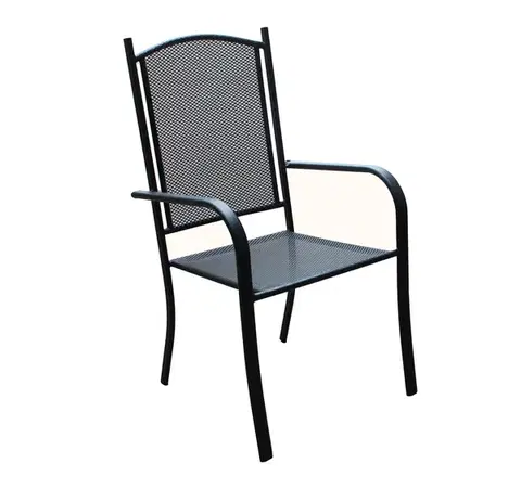 Záhradné kreslá a stoličky Záhradné kreslo ZWMC-037 čierna ROJAPLAST