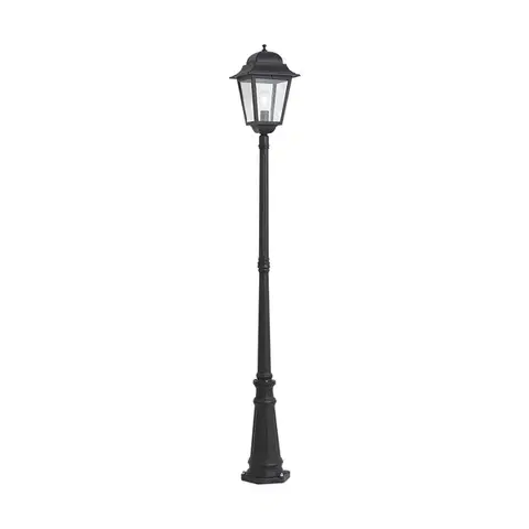 Vonkajšie svietidlá Klasická vonkajšia lampa čierna 220 cm IP44 - Big