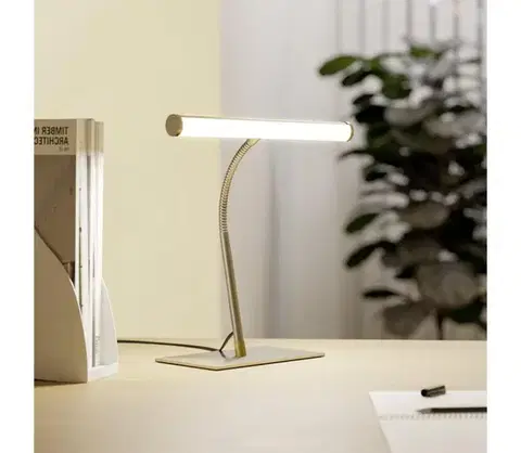 Lampy Eglo 901982 - LED stmievateľná stolná lampa RICCIONE LED/5W/230V 2700/4000/6500K chróm 901982