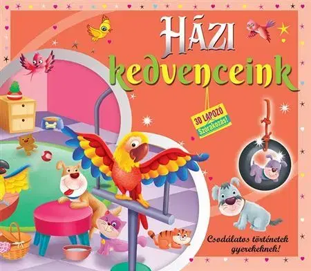 3D, magnetické, priestorové knihy Házi kedvenceink 3D Lapozó