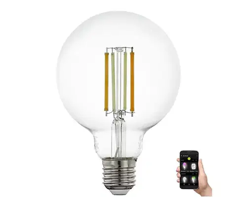 LED osvetlenie LED Žiarovka VINTAGE G95 E27/6W/230V 2200K-6500K - Eglo 12576 12576