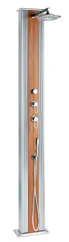 Solárne sprchy 40 L Hanscraft Solárna sprcha DADA PIU s ručnou sprchou (imitácia dreva/inox)