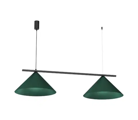Svietidlá  Závesné svietidlo na lanku CAPITAL 2xGX53/15W/230V zelené MLP1529