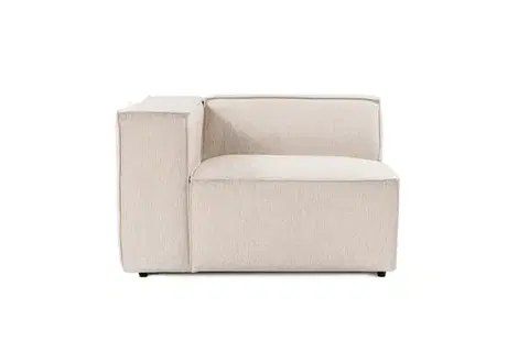 Kreslá Kreslo / Jednomiestna pohovka Lora L1 - Light Brown