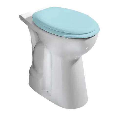 Doplnky do kúpeľne SAPHO - HANDICAP misa WC, spodný odpad, 36,5x67,2cm, biela BD305