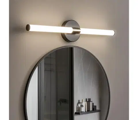 Kúpeľňové zrkadlá BRILAGI - LED kúpeľňové osvetlenie zrkadla LARA LED/10W/230V IP44 čierne FG-M1-C16-600-BLK