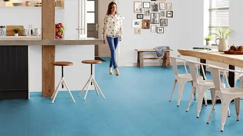 Marmoleum click FORBO Marmoleum click Laguna 333238 Lamely 300 × 300 mm