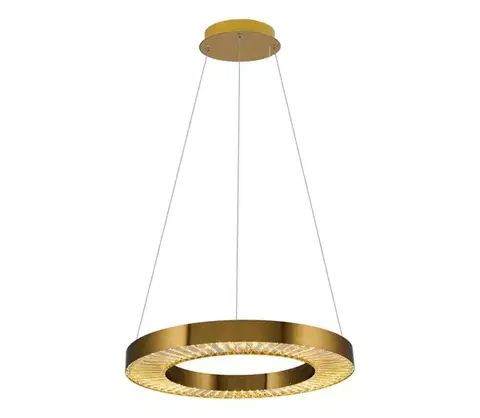 Svietidlá  LED luster na lane JESI LED/35W/230V 3000K pr. 60 cm bronzový 701CHD1390
