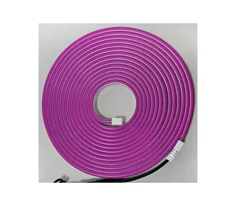 LED osvetlenie  LED Flexibilný pásik NEON LED/10W/230V 5 m IP65 fialová 008 0001125