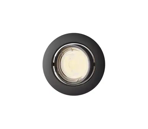 Svietidlá Philips - Podhľadové svietidlo PERIDOT 1xGU10/7W/230V čierne 872016939262500