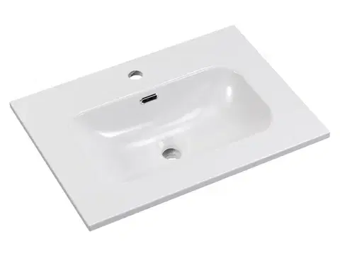 Umývadlá ArtCom Keramické umývadlo FLY 60 | biely lesk 60 cm