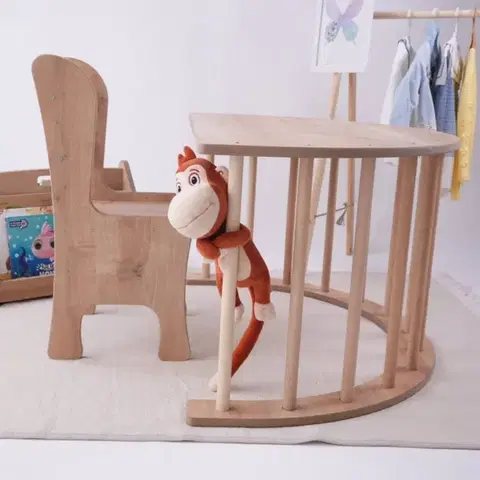 Doplnky do detskej izby Wooden Pikler Climber Sincap - Brown