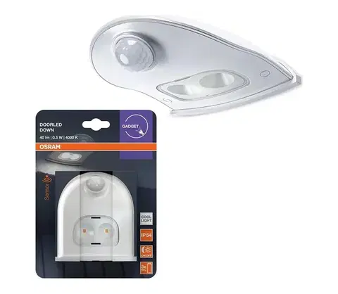Záhradné lampy Osram - LED vonkajšie nástenné svietidlo so senzorom DOORLED LED/0,5W/3xAA IP54 4099854531439