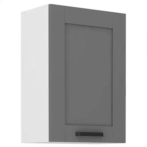 Kuchynské skrinky visiace Kuchynská skrinka Luna dustgrey/biela 50G-72 1F