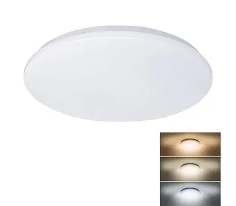 Svietidlá  WO788 - LED Stropné svietidlo PLAIN LED/24W/230V 3000K/4000K/6000K guľaté WO788