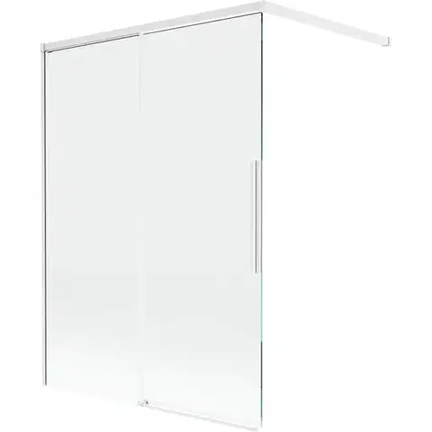 Sprchové dvere MEXEN/S - Rox vaňová zástena 2-krídlová posuvná 120 x 150, transparent, biela 8C9-120-003-20-00