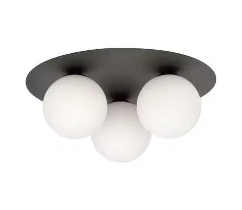 Svietidlá EMIBIG Stropné svietidlo SOLAR 3xE14/10W/230V čierna/biela 1127/3
