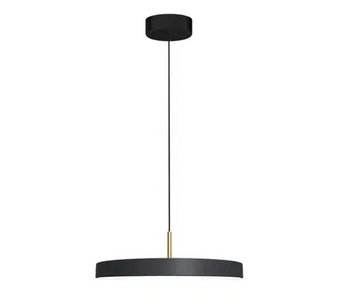 Svietidlá  LED Luster na lanku DISC LED/38W/230V pr. 45 cm čierna ML1065