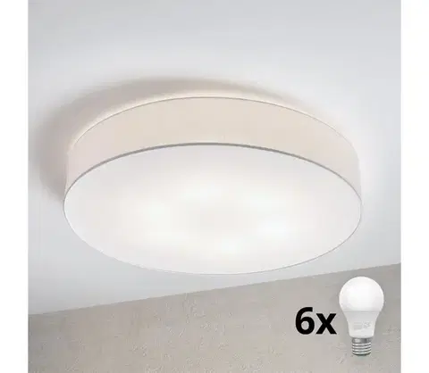 Svietidlá BRILAGI - LED stropné svietidlo SIRIJA 6xE27/15W/230V pr. 80 cm biele 8590828019497