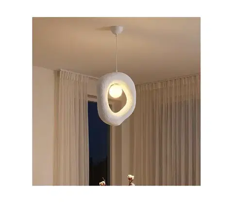 Svietidlá BRILAGI - Závesný luster WABI SABI na lanku 1xG9/8W/230V, biely 118OPV2177