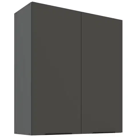 Kuchynské skrinky visiace Kuchynská skrinka Aria-GR/ANT anti fingerprint 80G-90 2F