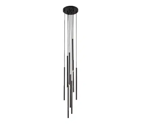 Svietidlá -  7856 - Luster na lanku KOSAME 8xG9/10W/230V čierna 7856