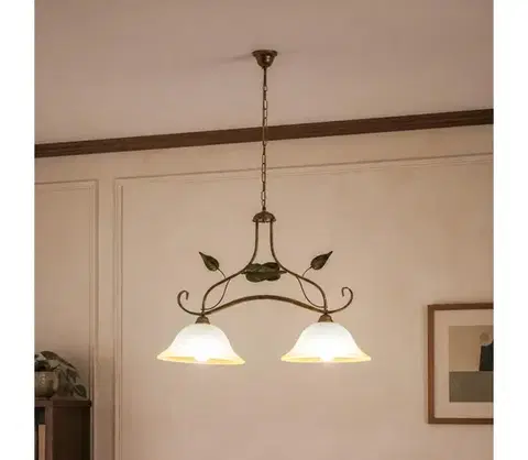 Svietidlá ONLI - Luster na reťazi MIRANDA 2xE27/22W/230V 4620/2