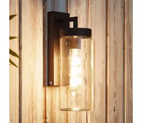 Záhradné lampy Eglo 97261 - Vonkajšie nástenné svietidlo BOVOLONE 1xE27/60W/230V 97261