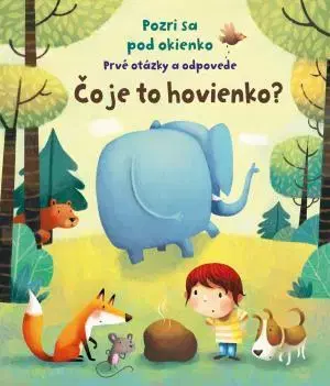Leporelá, krabičky, puzzle knihy Pozri sa pod okienko - Čo je to hovienko?