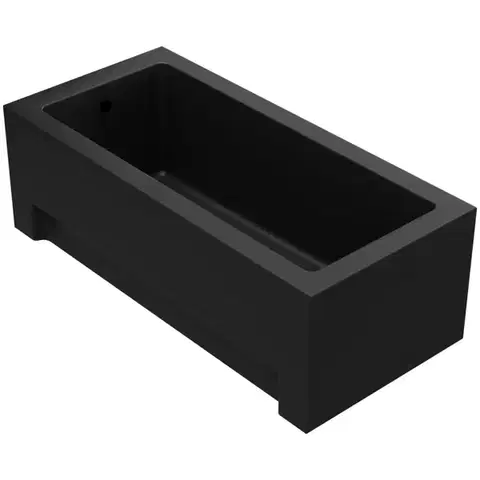 Obdĺžnikové vane Vaňa Dora 150x70 čierna matná
