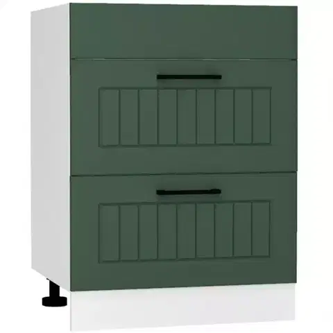 Kuchynské skrinky stojace Skrinka do kuchyne Irma D60pc S/2 Zasl Zelená Mat