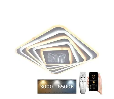 Svietidlá  LED Stmievateľné stropné svietidlo LED/150W/230V 3000-6500K + diaľkové ovládanie J1317/W