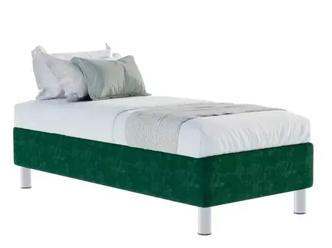 Postele FDM Hotelová posteľ HARMONY | zelená 80 x 200 cm